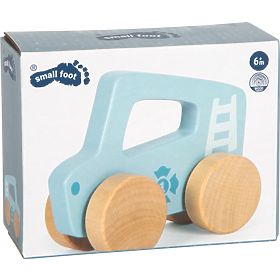 small foot Auto in legno da spingere Blu