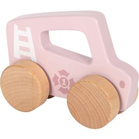 small foot Auto in legno da spingere Rosa