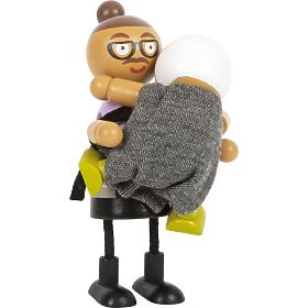 small foot Bambole flessibili famiglia con bambino