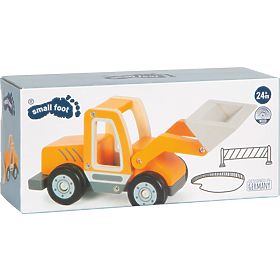 small foot Caricatore in legno con pala