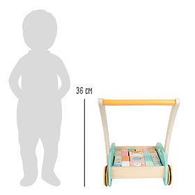small foot Carrello con blocchi