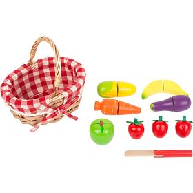 small foot Carrello della spesa con verdure