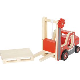 small foot Carrello elevatore in legno con pallet