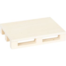 small foot Carrello elevatore in legno con pallet