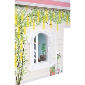 small foot Casa delle bambole in legno con terrazza