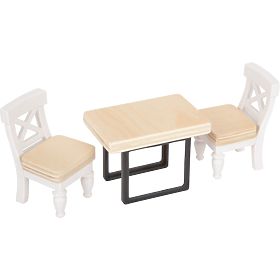 small foot Casa delle bambole in legno con terrazza