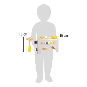 small foot Cassetta degli attrezzi 2 in 1 Miniwob