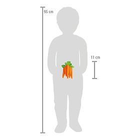small foot Cibo in feltro carota