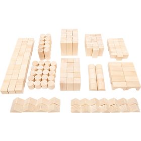 Small Foot Cubi in legno 200 pz naturale