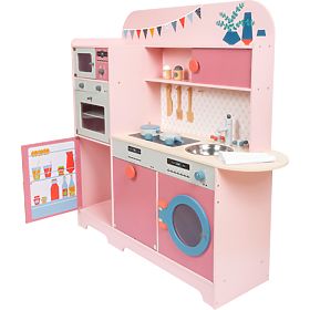 small foot Cucina in legno Gourmet rosa