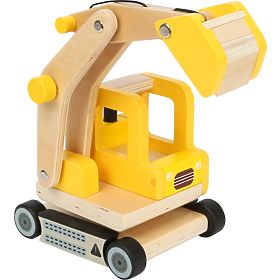 small foot Escavatore in legno con benna, small foot