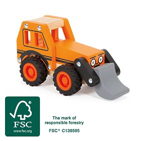small foot Escavatore in legno