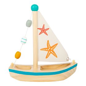 small foot Giocattolo acquatico barca a vela stella marina