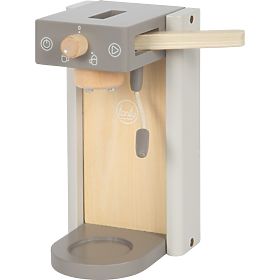 small foot Macchina da caffè in legno con accessori Tasty grigia