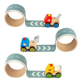small foot Macchina da costruzione con strada 1 pz