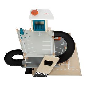 small foot Parcheggio da corsa in legno