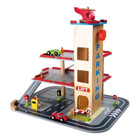 small foot Parcheggio in legno discesa veloce