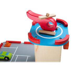 small foot Parcheggio in legno discesa veloce