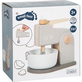 small foot Robot da cucina in legno 2 in 1 Tasty grigio