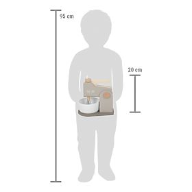 small foot Robot da cucina in legno 2 in 1 Tasty grigio, small foot