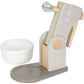 small foot Robot da cucina in legno 2 in 1 Tasty grigio