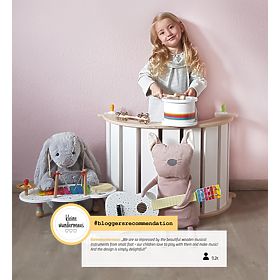 small foot Set musicale in legno con pois