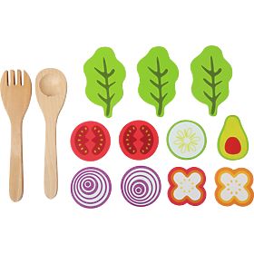 small foot Set per preparare l'insalata