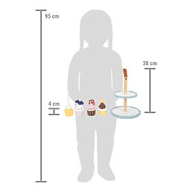 small foot Supporto per muffin, small foot