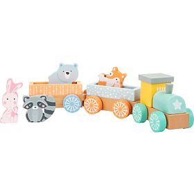 Small Foot Trenino in legno dai colori pastello