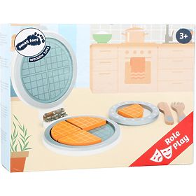 small foot Wafflera in legno con accessori