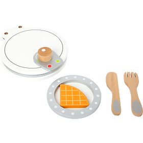 small foot Wafflera in legno con accessori