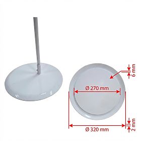 Supporto per baldacchino autoportante