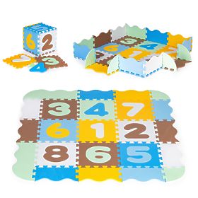 Tappetino educativo in schiuma recinto puzzle per bambini