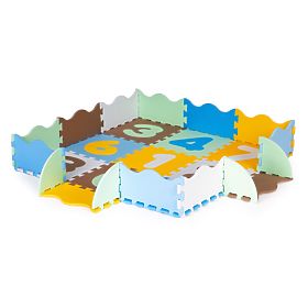 Tappetino educativo in schiuma recinto puzzle per bambini