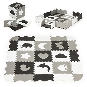 Tappetino in schiuma con recinto puzzle piscina asciutta 25 pezzi ECOTOYS