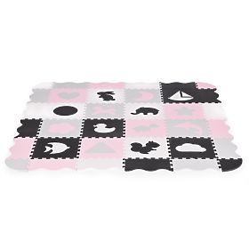 Tappetino in schiuma con recinto puzzle piscina asciutta 36 elementi ECOTOYS