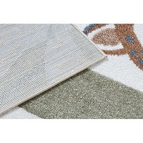 Tappeto BONO 8426 Jungle, animali selvatici crema / oro scuro