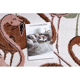 Tappeto FUN Flami per bambini, fenicotteri crema, F.H.Kabis