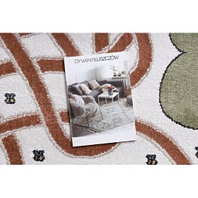 Tappeto FUN Honey per bambini, orso, api crema