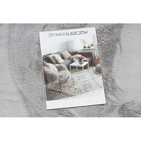 Tappeto lavabile SHAPE 3146 Orsetto Shaggy - grigio peluche, antiscivolo, F.H.Kabis