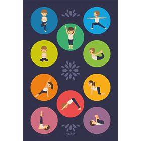 Tappeto per bambini - Yoga giocoso