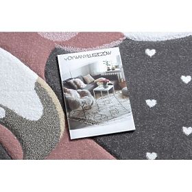 Tappeto PETIT FLAMINGO, CUORE, grigio, F.H.Kabis