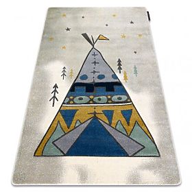 Tappeto PETIT TEEPEE, grigio, F.H.Kabis