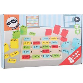Tavolo da matematica in legno