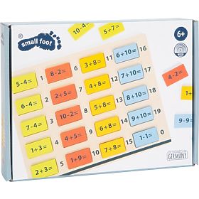 Tavolo da matematica in legno