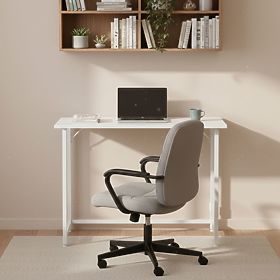 Tavolo pieghevole per computer 80x45 cm tavolino per laptop bianco ModernHome
