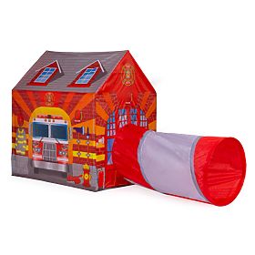 Tenda per bambini con tunnel stazione dei pompieri parco giochi IPLAY