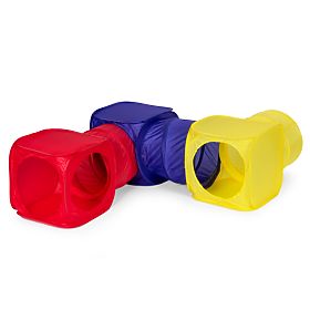 Tende da gioco per bambini autoespandibili, centro giochi 6 elementi tunnel cubi IPLAY