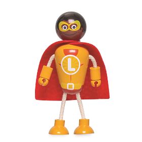 Tidlo Personaggi in Legno Supereroi, Tidlo