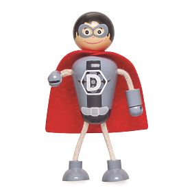 Tidlo Personaggi in Legno Supereroi, Tidlo